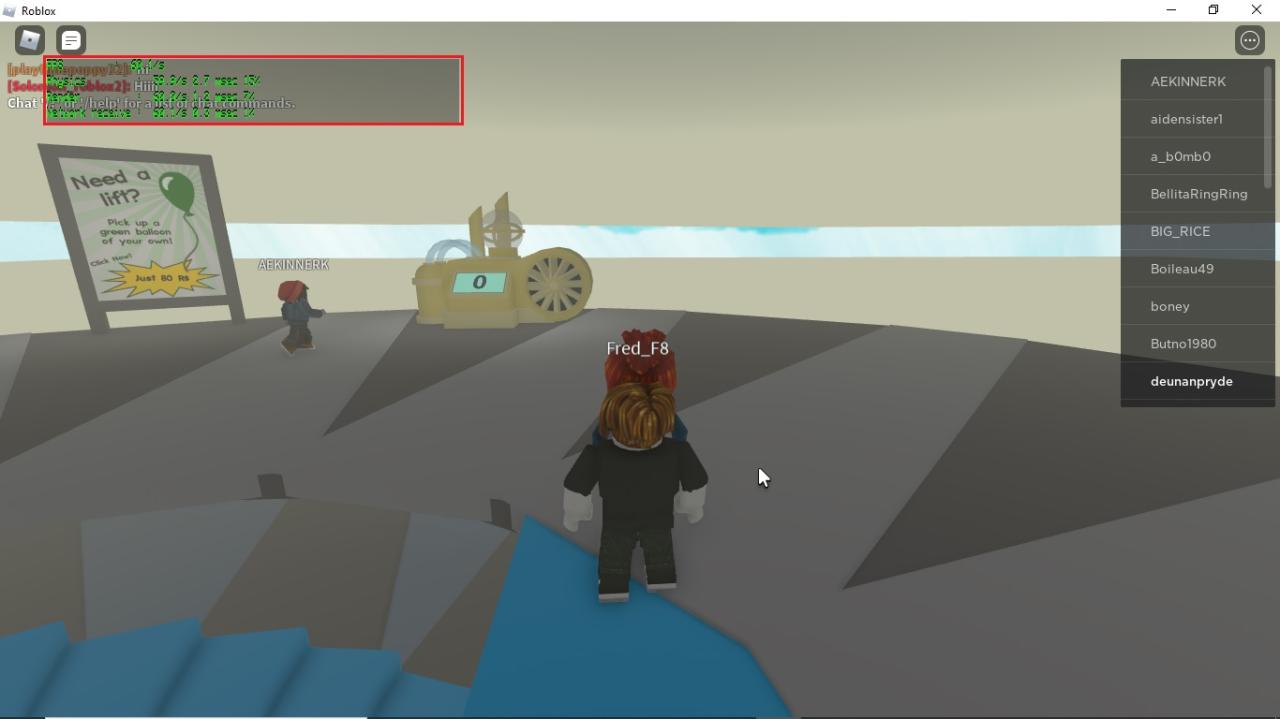 Como visualizar seu FPS no Roblox