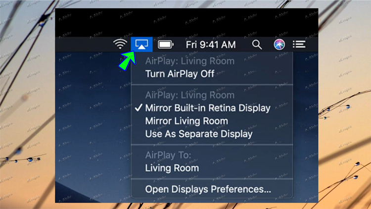 Como espelhar um Mac em uma Smart TV