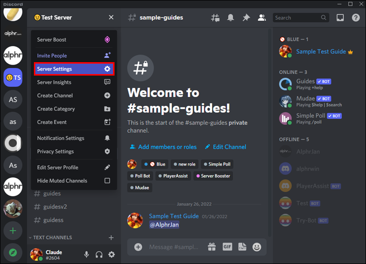 Como adicionar regras a um servidor Discord