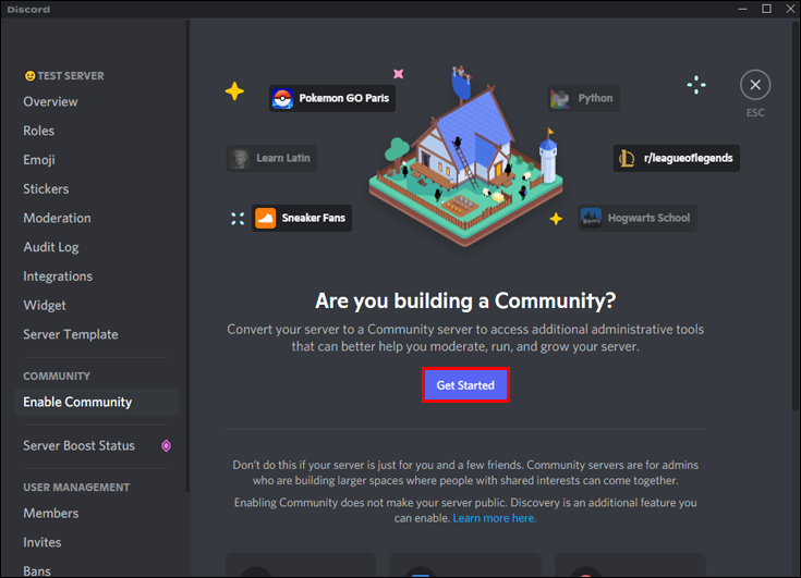 Como adicionar regras a um servidor Discord