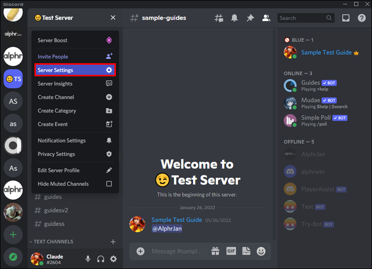 Como adicionar regras a um servidor Discord