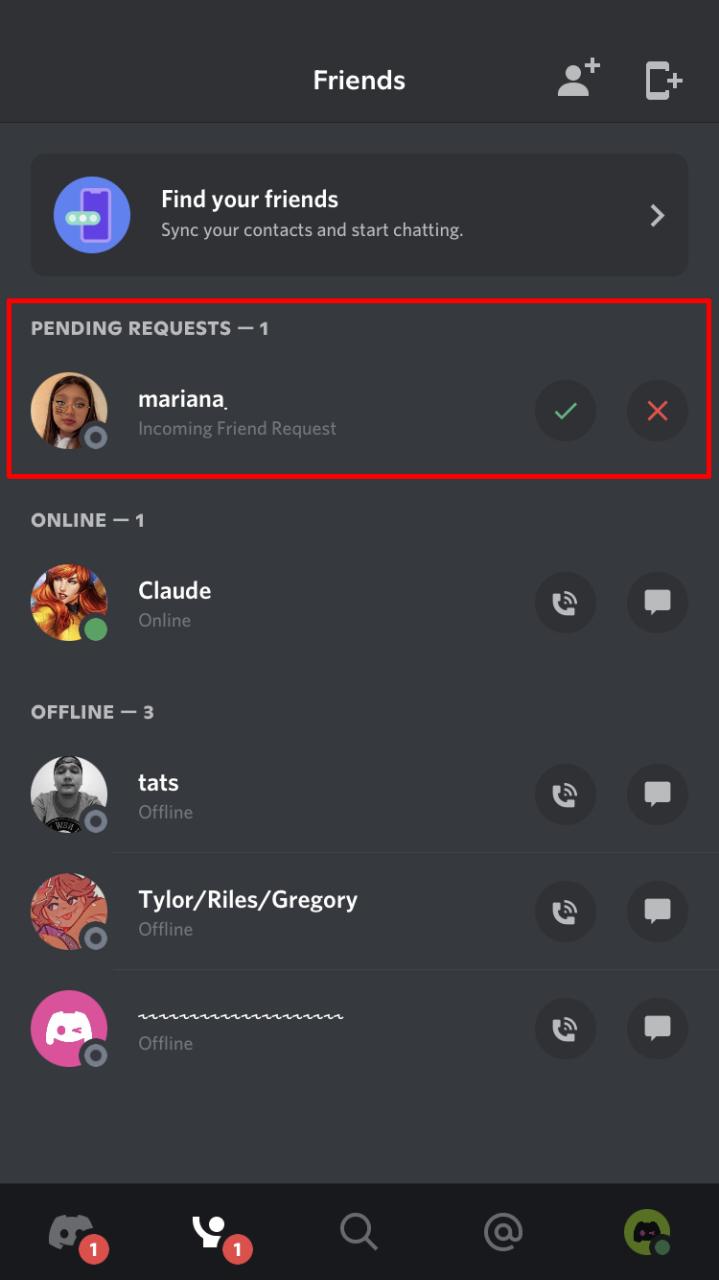 Como verificar se alguém adicionou você no Discord