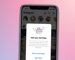 Por que o Instagram está pedindo meu aniversário?