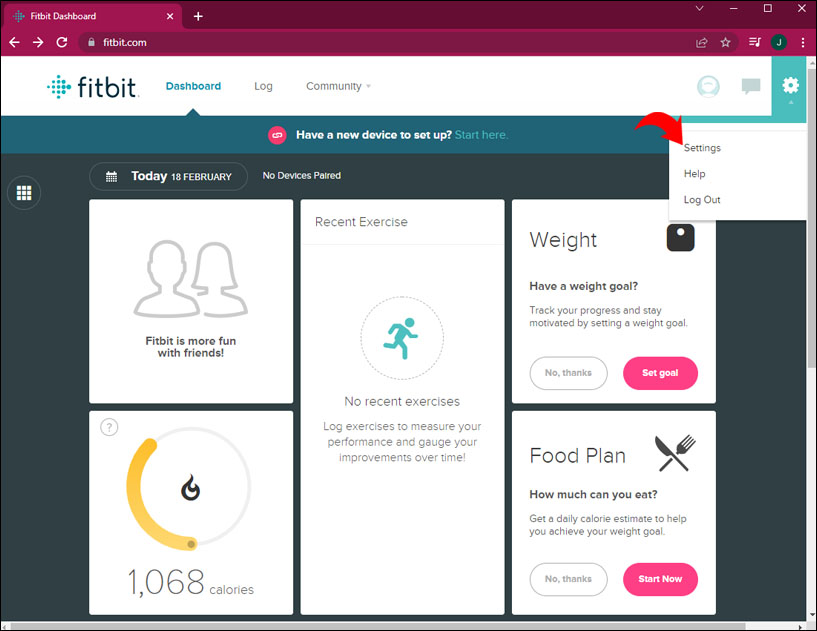 Como alterar a hora em um FitBit