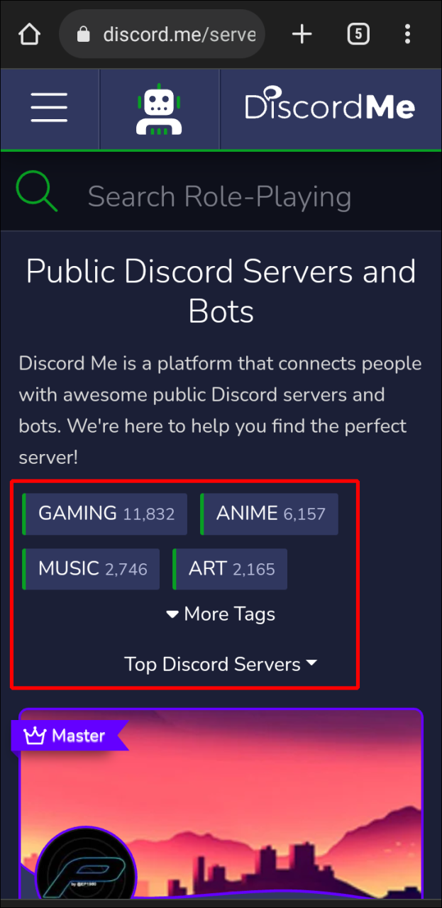 Como encontrar servidores Discord em um PC ou dispositivo móvel