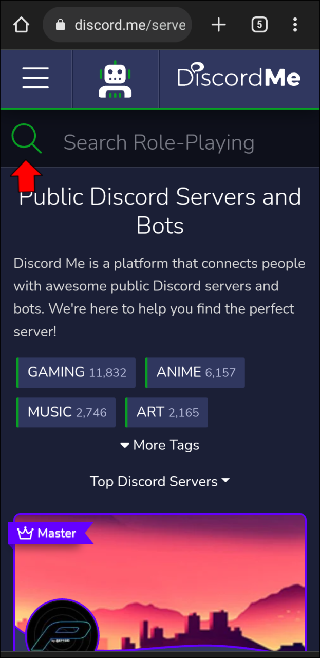 Como encontrar servidores Discord em um PC ou dispositivo móvel