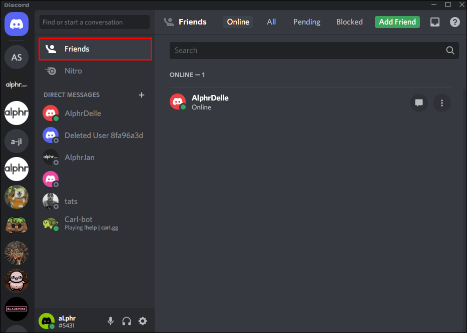 Como enviar uma mensagem para si mesmo no Discord