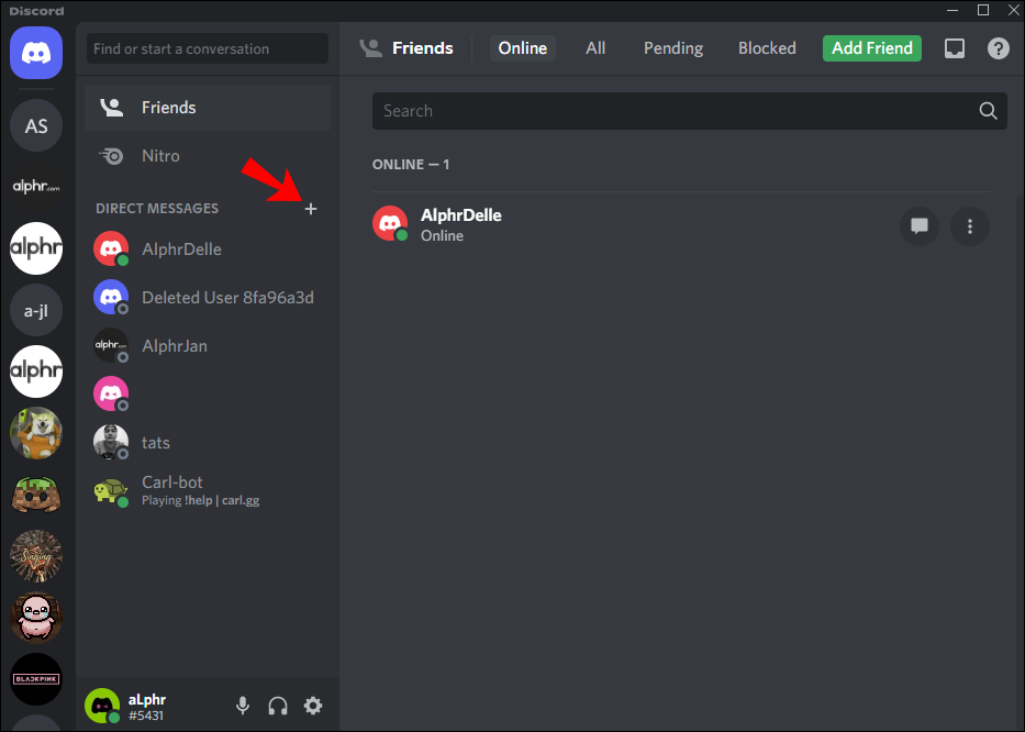 Como enviar uma mensagem para si mesmo no Discord