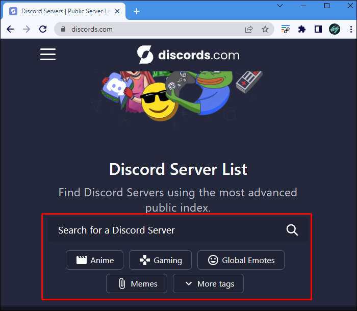 Como encontrar servidores Discord em um PC ou dispositivo móvel