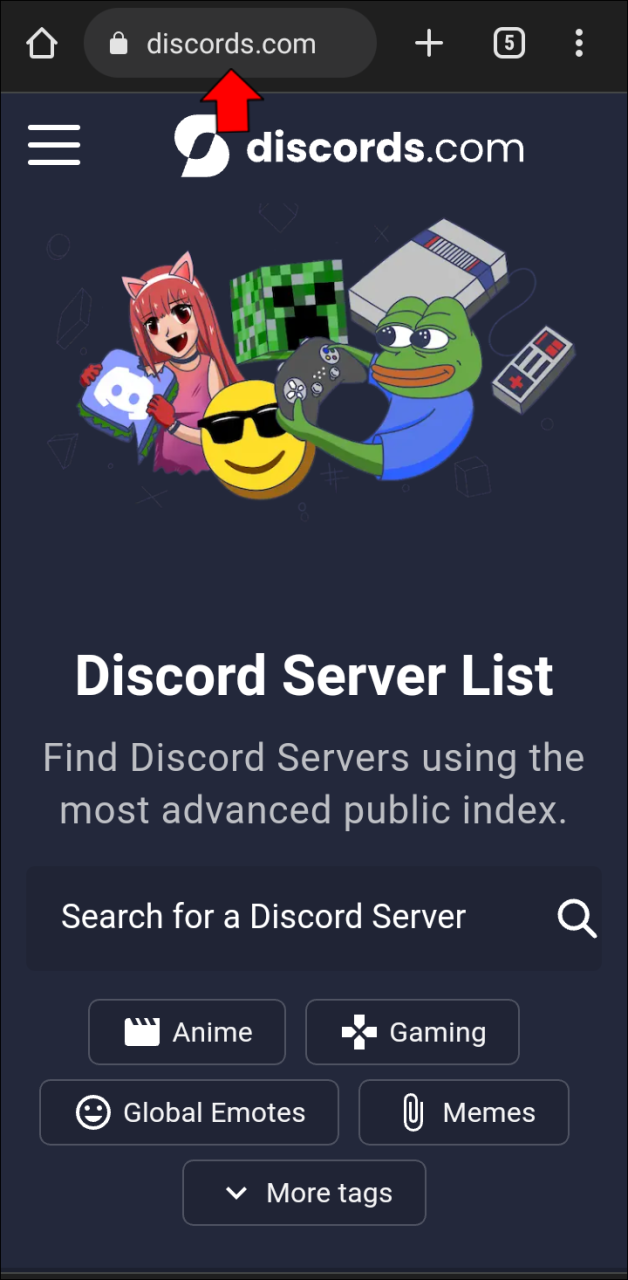 Como encontrar servidores Discord em um PC ou dispositivo móvel