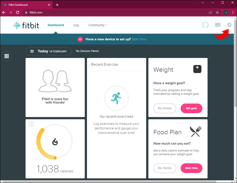 Como alterar a hora em um FitBit