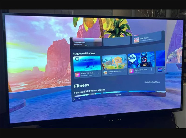 Como conectar um Oculus Quest 2 à TV