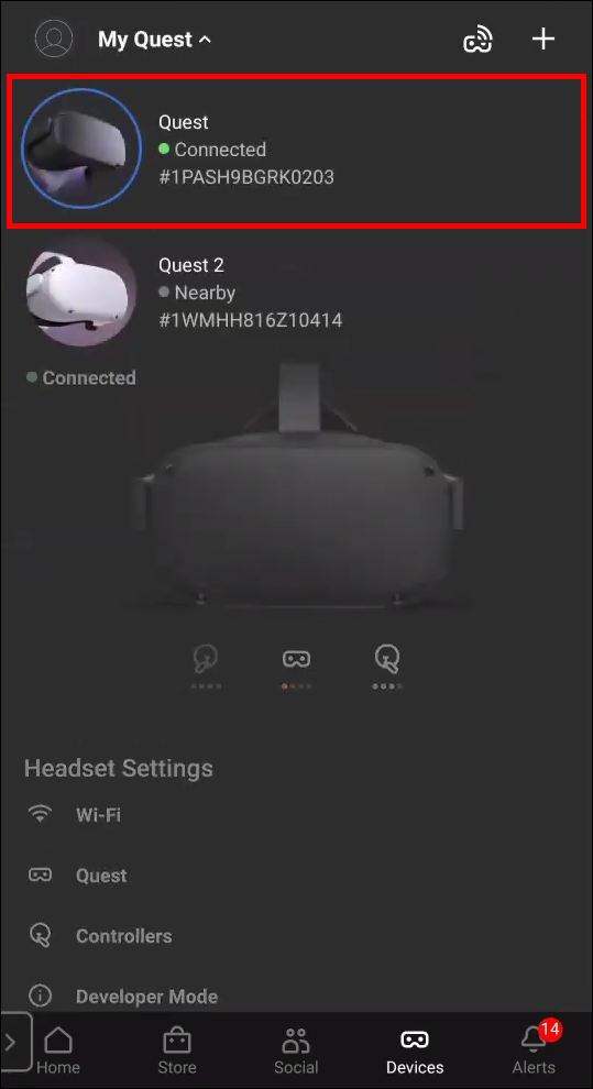 Como chegar à tela inicial em um Oculus Quest 2