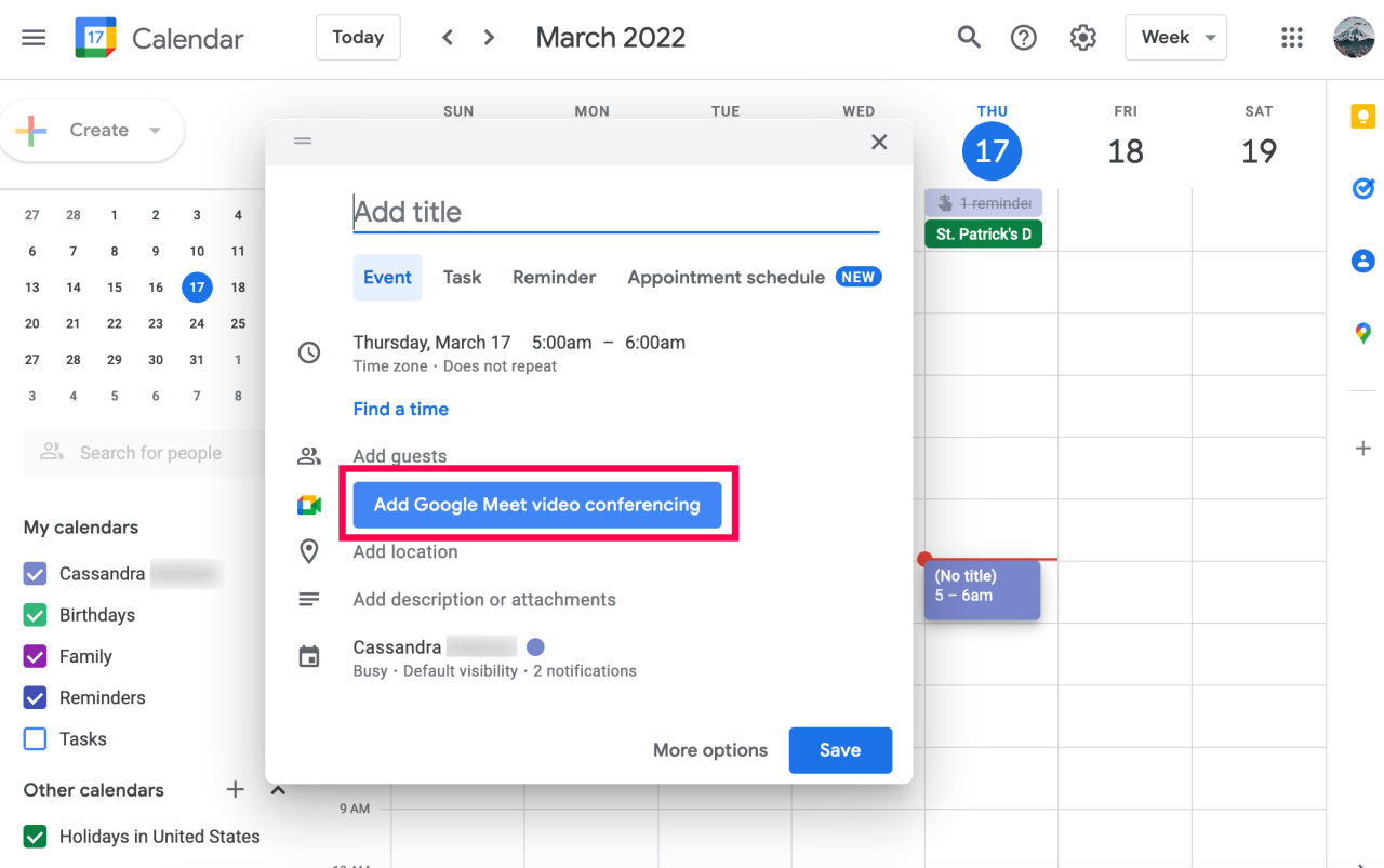 Como agendar uma reunião no Google Meet