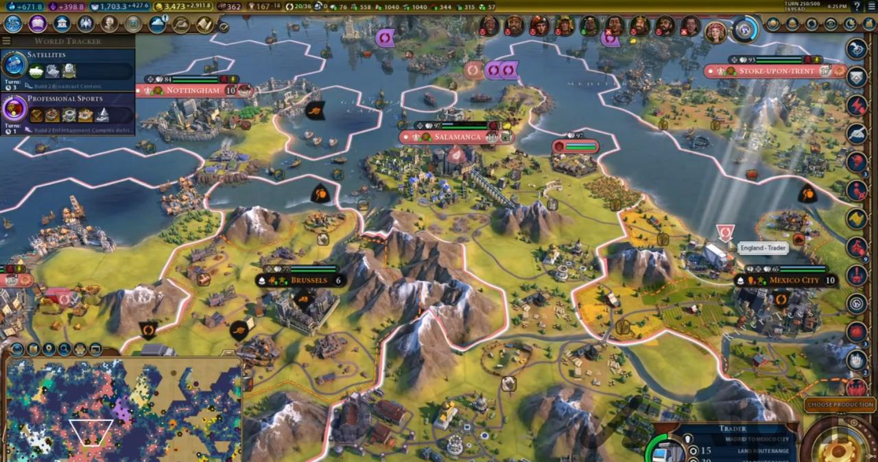 Como construir estradas em Civilization VI