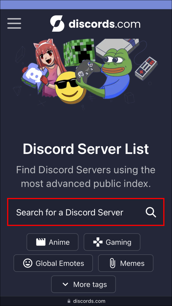 Como encontrar servidores Discord em um PC ou dispositivo móvel