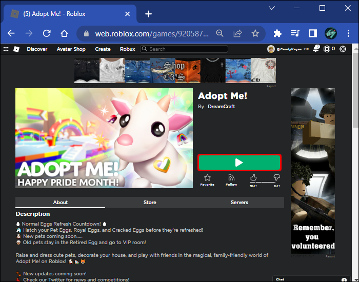 Os melhores códigos Roblox do Adopt Me