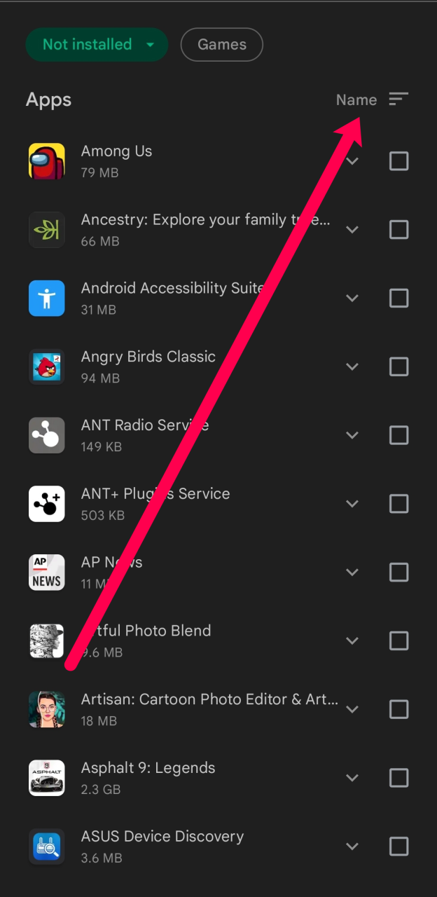 Como ver aplicativos excluídos recentemente no Android