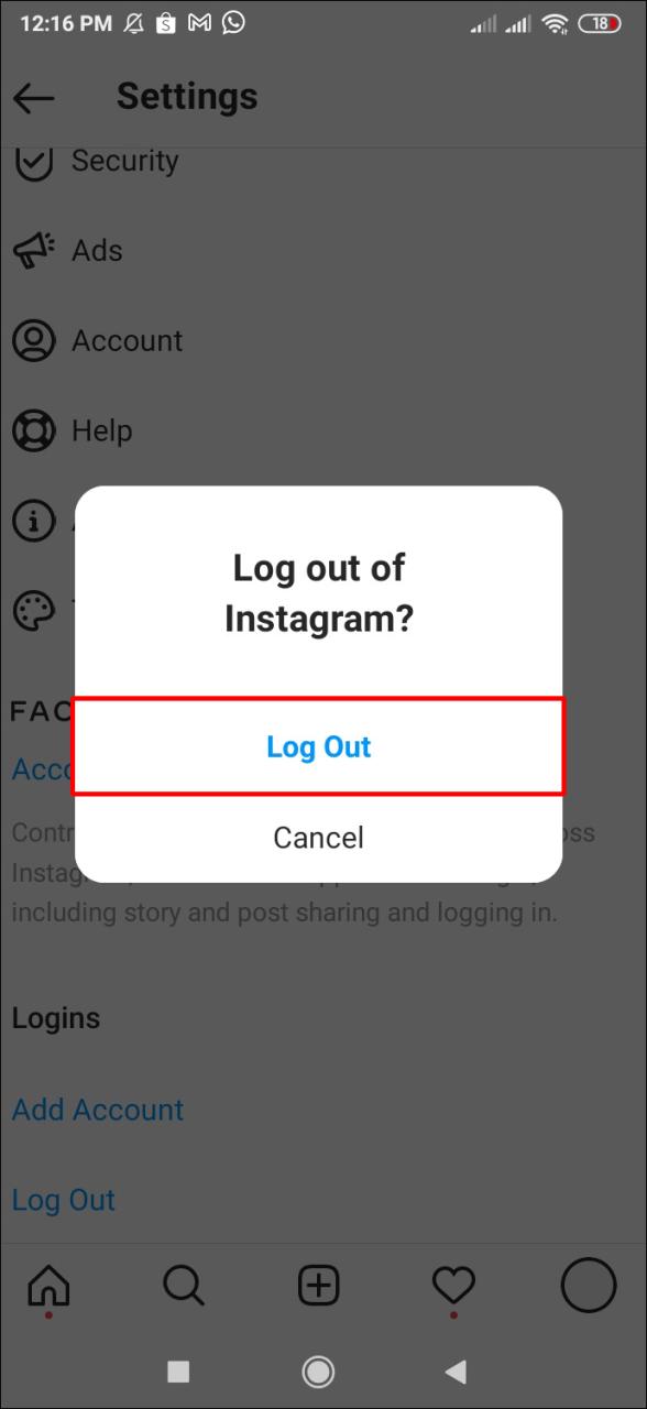 Como remover uma conta do aplicativo Instagram para iPhone ou Android