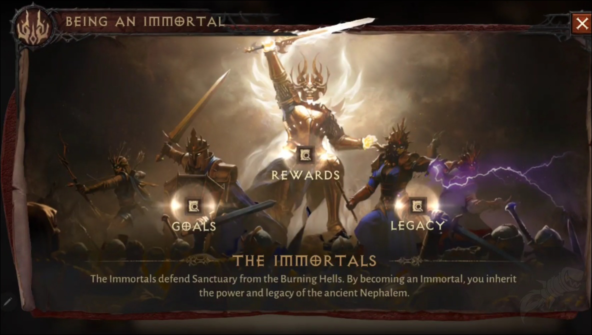 Como se tornar imortal em Diablo Immortal