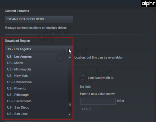 Como acelerar os downloads do Steam no Windows 10